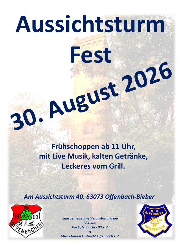 Plakat Turmfest Sonntag
